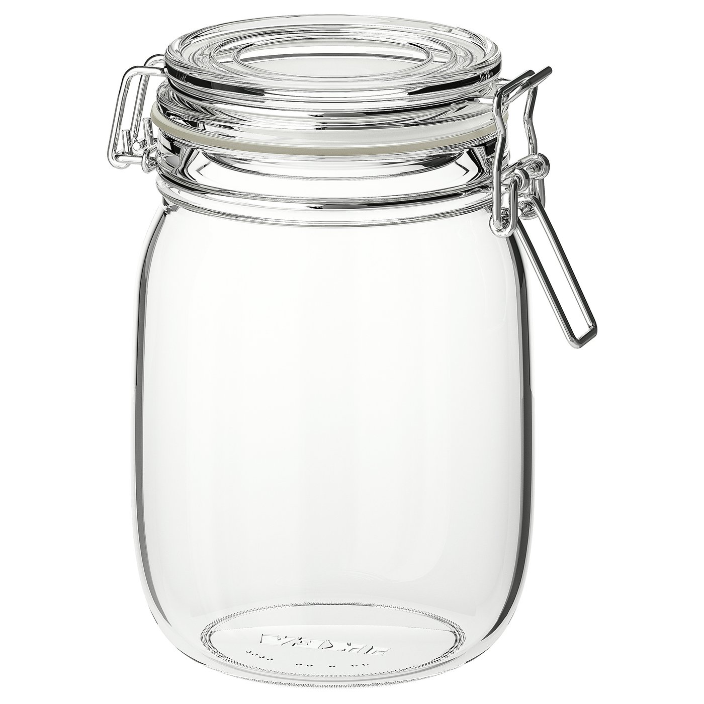 KORKEN jar with lid, clear glass, 1 l (34 oz) - IKEA