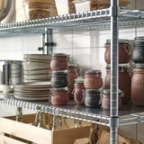 KORKEN Jar with lid, mixed colours, 13.0 cl