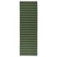 KORSNING Rug flatwoven, in/outdoor, green purple/striped, 80x250 cm