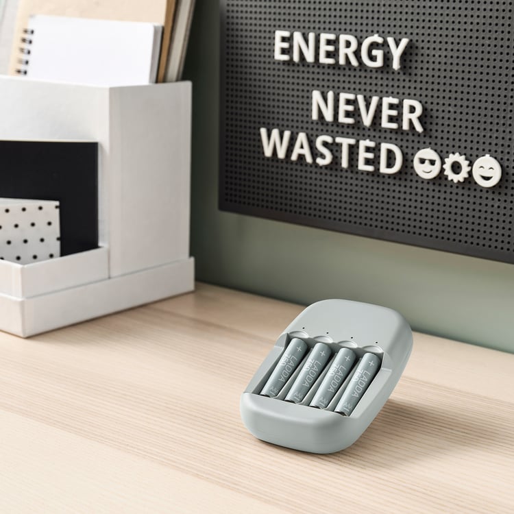 LADDA Rechargeable battery, HR03 AAA 1.2V, 750mAh IKEA