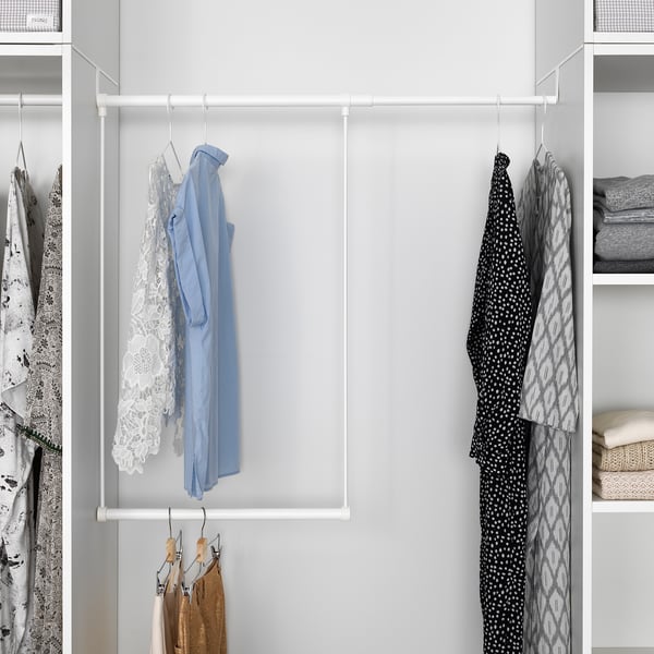 LÄTTHET Clothes rail for frame - white - IKEA