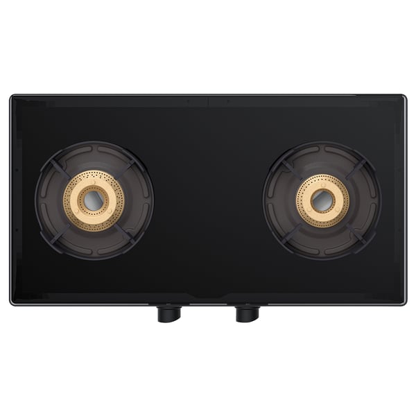 LAGAN Gas hob, black, 60 cm