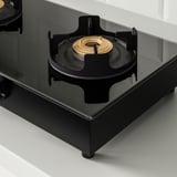 LAGAN Gas hob, black, 60 cm