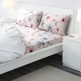 LAPPNYCKLAR Flat sheet and 2 pillowcase, multicolour, 240x260/50x80 cm