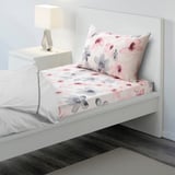 LAPPNYCKLAR Flat sheet and pillowcase, multicolour, 150x260/50x80 cm