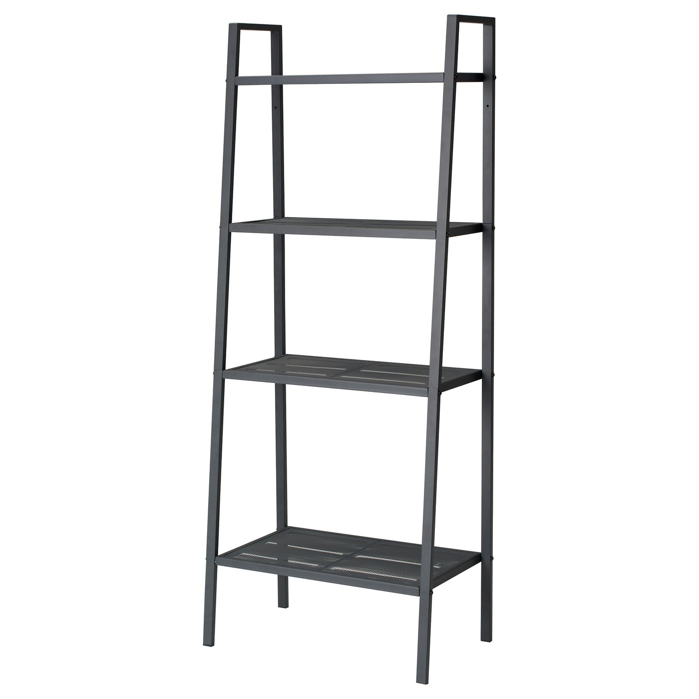LERBERG shelf unit, dark grey, 60x148 cm (235/8x581/4") IKEA
