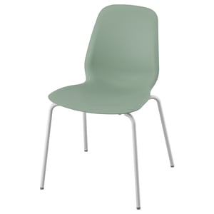 LIDÅS Chair, green/Sefast white