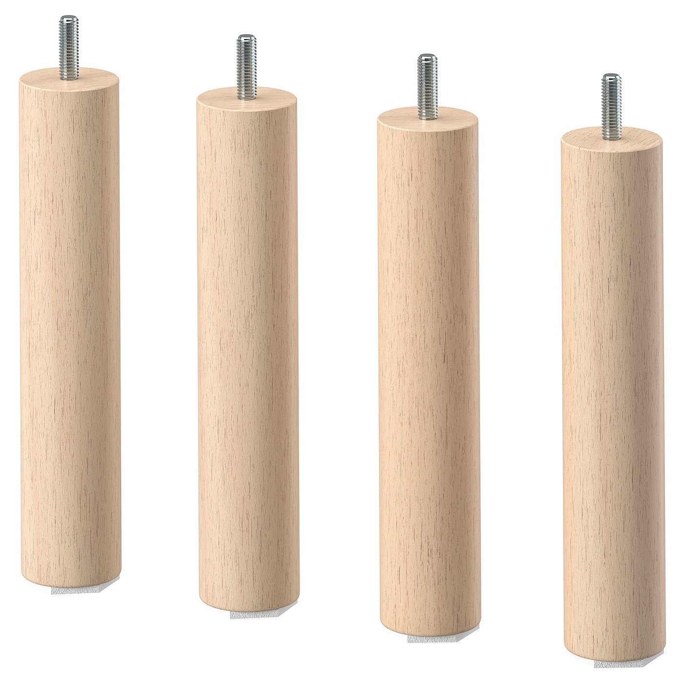 LILLEHEM Leg, wood, 20 cm (7 7/8 ")