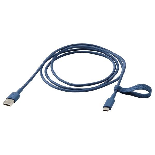 LILLHULT USB-A to USB-C, blue, 1.5 m