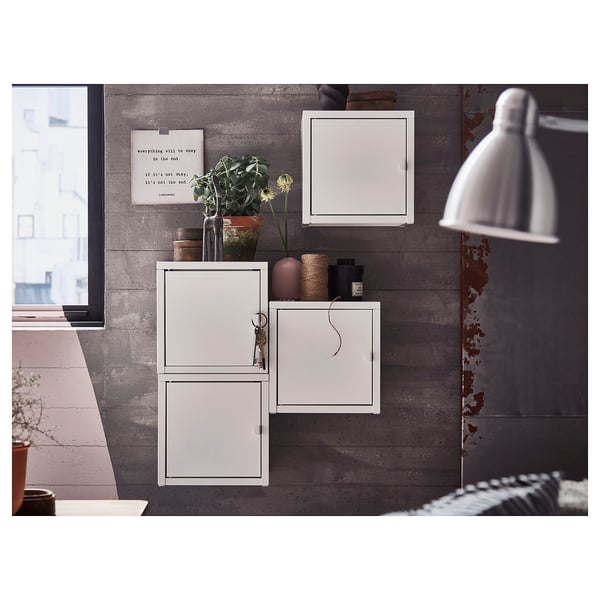 LIXHULT Wall-mounted cabinet combination - white - IKEA