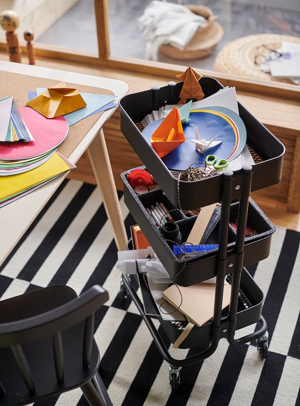 LUSTIGT Origami paper, mixed colours, mixed shapes - IKEA