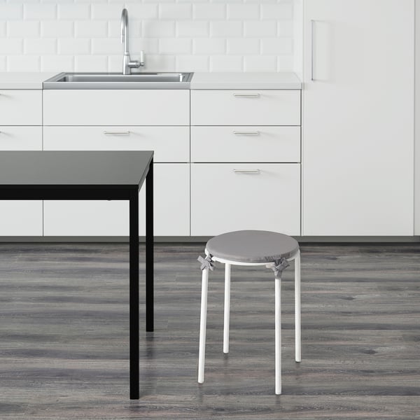 LYNNI Chair pad, grey, 30 cm