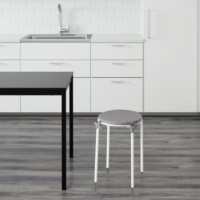 LYNNI Chair pad, grey, 30 cm
