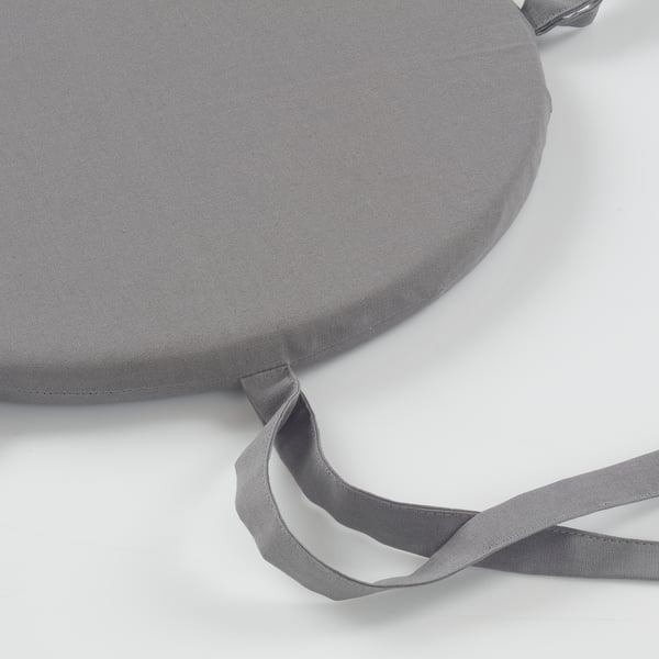 LYNNI Chair pad, grey, 30 cm