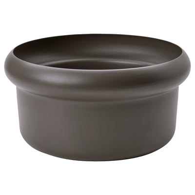 MÅBÄRSBUSKE Plant pot, outdoor dark beige, 44 cm