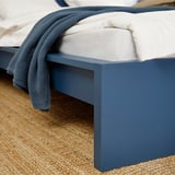 MALM Bed frame, high, blue/Leirsund, 180x200 cm