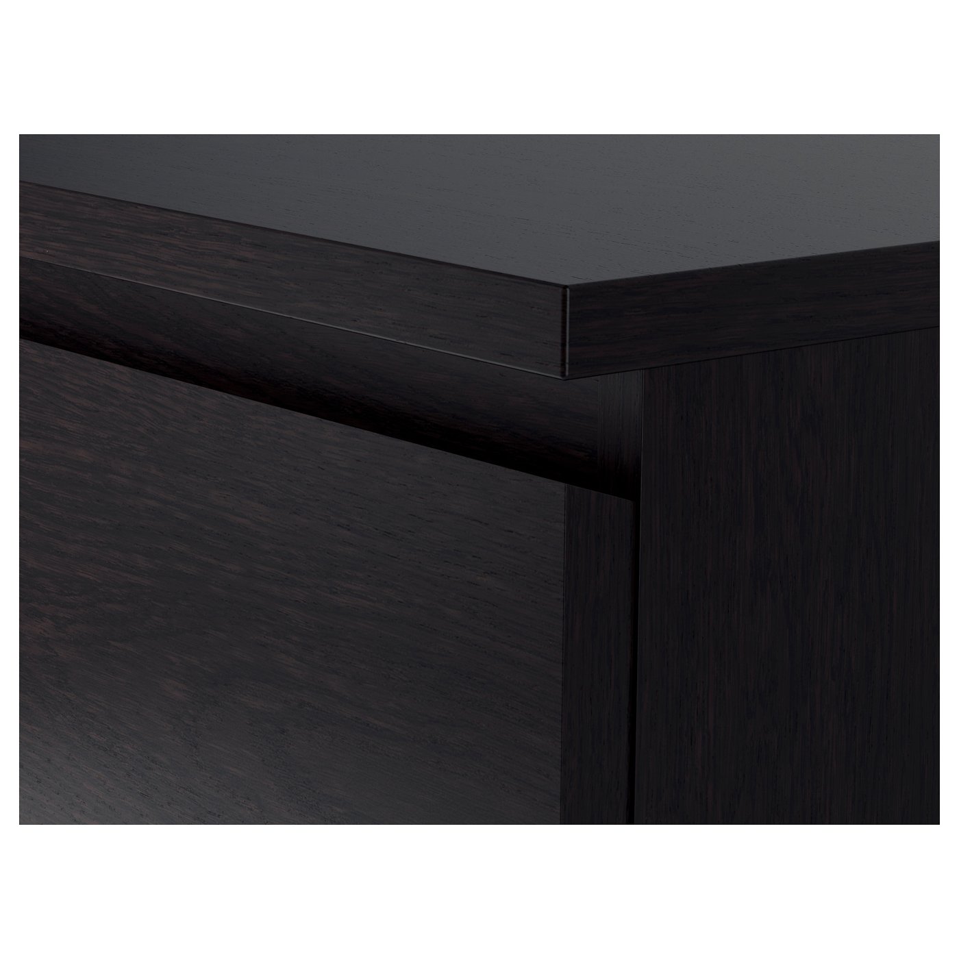 MALM Chest of 6 drawers, black-brown, 160x78 cm - IKEA