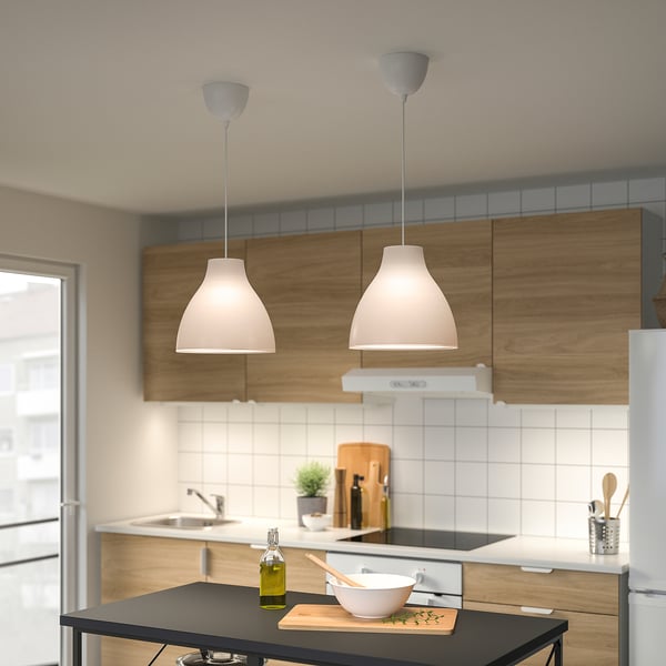 MELODI Pendant lamp, white, 28 cm