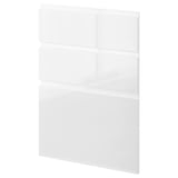 METOD 3 fronts for dishwasher, Voxtorp high-gloss/white, 60 cm