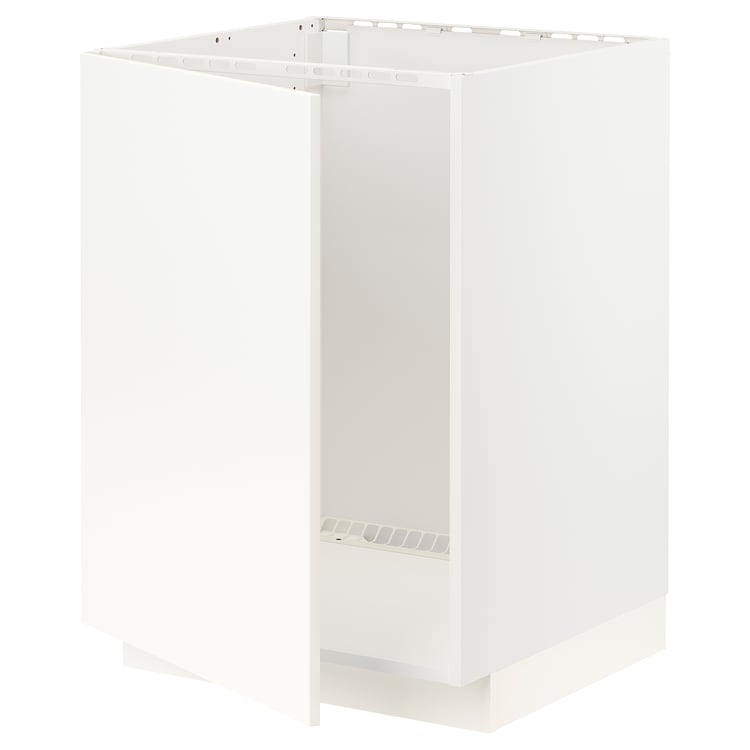 METOD base for sink, white/Veddinge white, 60x60x80 cm