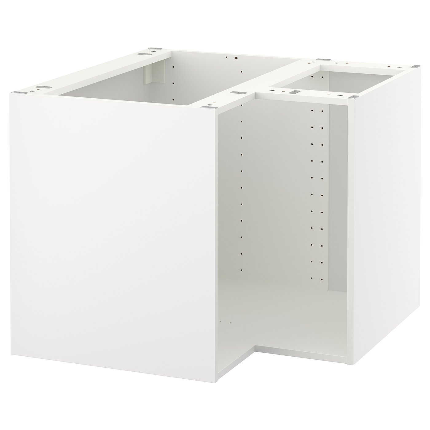 METOD Corner base frame, white, 88x88x70 cm IKEA
