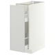METOD / MAXIMERA Base cabinet/pull-out int fittings, white/Aspudden light grey, 30x60x80 cm