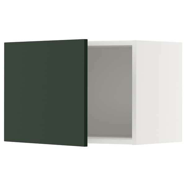 METOD Wall cabinet, white/Havstorp deep green, 60x37x40 cm