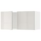 METOD Wall cabinet with 2 doors, white/Ringhult light grey, 80x37x40 cm