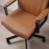 MILLBERGET Swivel chair, Murum golden-brown
