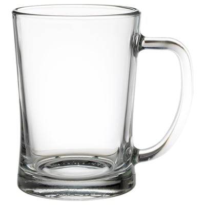 MJÖD Beer tankard, clear glass, 60 cl