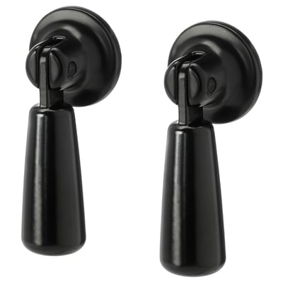 MOSSARYD Drop handle, black, 49 mm