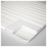NÄSFJÄLLET Mattress pad, white, 90x200 cm