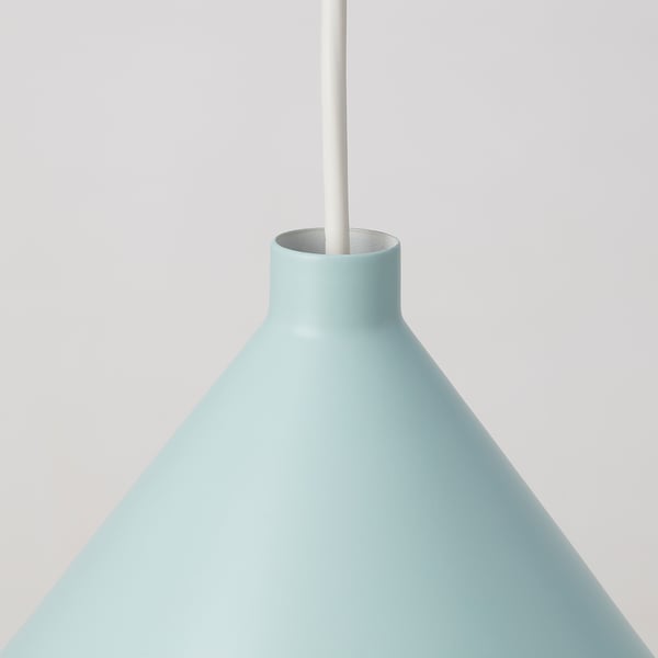 NÄVLINGE Pendant lamp, light blue, 33 cm