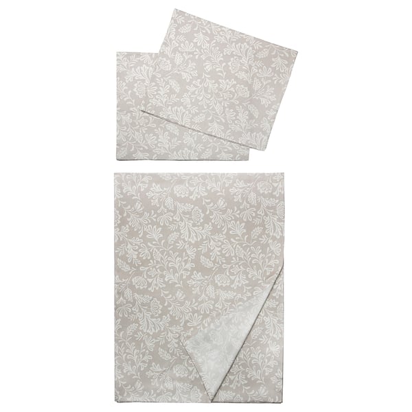 NAPELTYNNE Flat sheet and 2 pillowcase, 240x260/50x80 cm