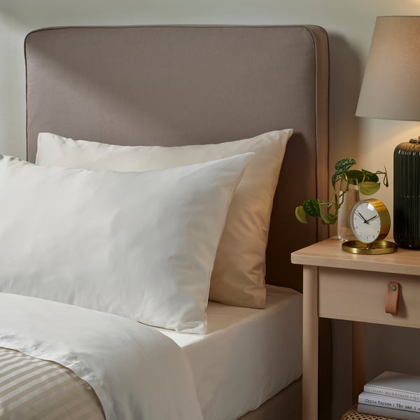 NATTJASMIN Pillowcase, white, 50x80 cm