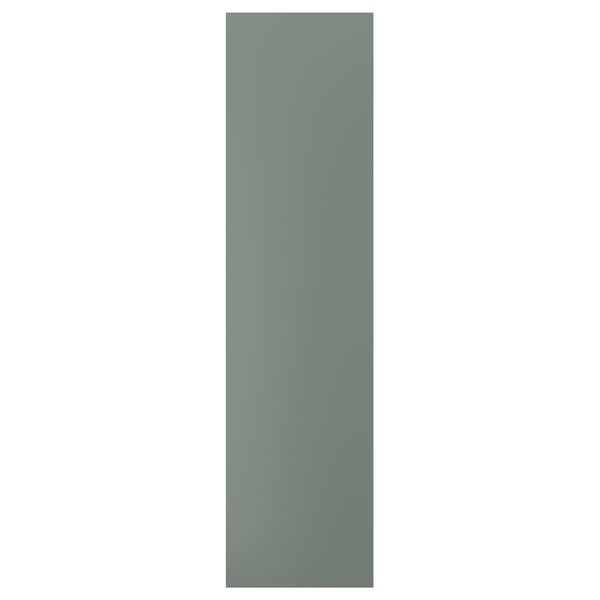 NICKEBO Cover panel, matt grey-green, 62x240 cm
