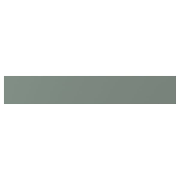 NICKEBO Drawer front, matt grey-green, 60x10 cm