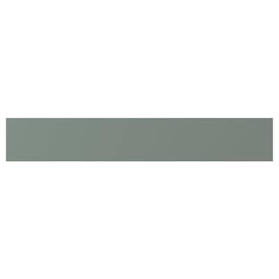 NICKEBO Drawer front, matt grey-green, 60x10 cm