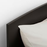 NODELAND Bed frame, black-brown/Leirsund, 160x200 cm