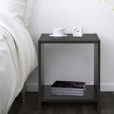 NODELAND Bedside table, black-brown, 37x39 cm
