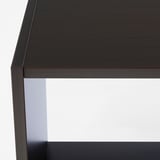 NODELAND Bedside table, black-brown, 37x39 cm