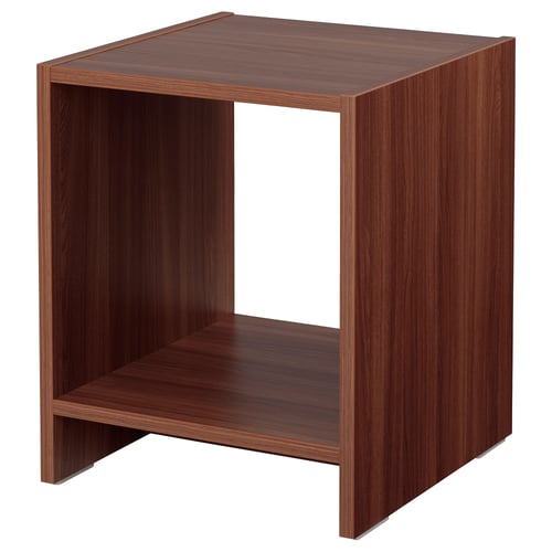 NODELAND Bedside table, medium brown IKEA