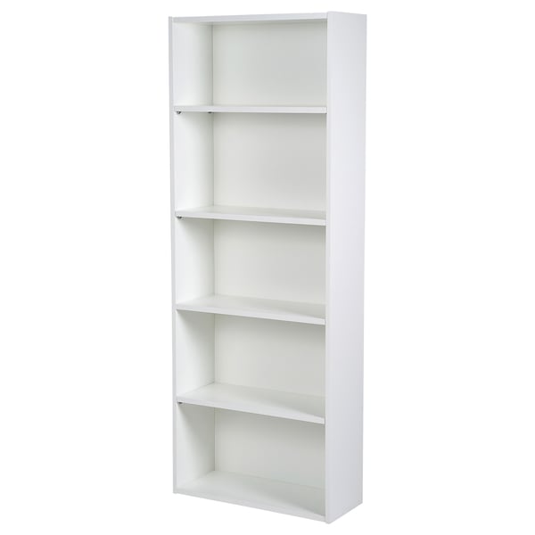 NODELAND Bookcase, white, 60x24x161 cm