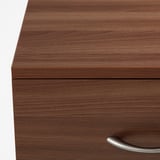 NODELAND Chest of 2 drawers, medium brown, 43x45 cm