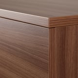 NODELAND Chest of 3 drawers, medium brown, 80x78 cm