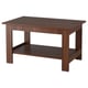 NODELAND Coffee table, medium brown, 80x50 cm