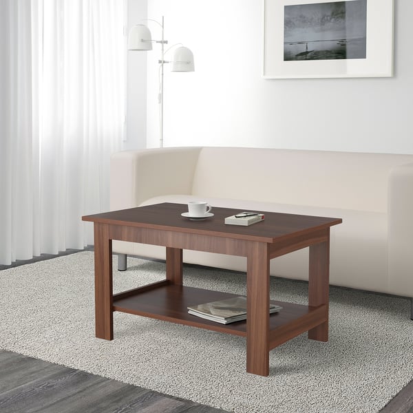NODELAND Coffee table, medium brown, 80x50 cm
