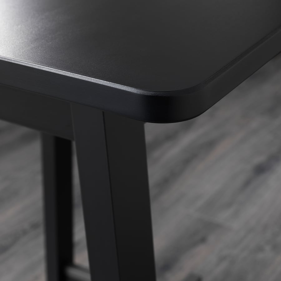 NORRÅKER Bar table, black, 74x74 cm IKEA