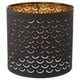 Option: NYMÖ Lamp shade, black/brass-colour, 24 cm