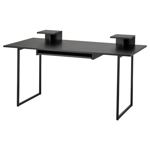 OBEGRÄNSAD Desk, black, 160x75 cm (63x291/2") IKEA